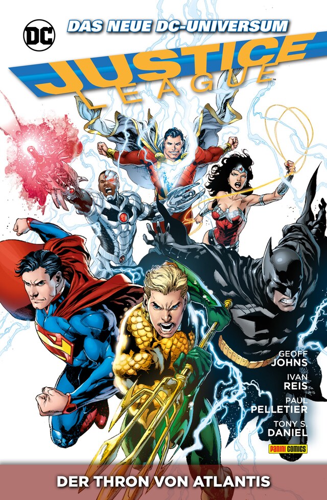 Buchcover für Justice League, Band 3 - Der Thron von Altantis