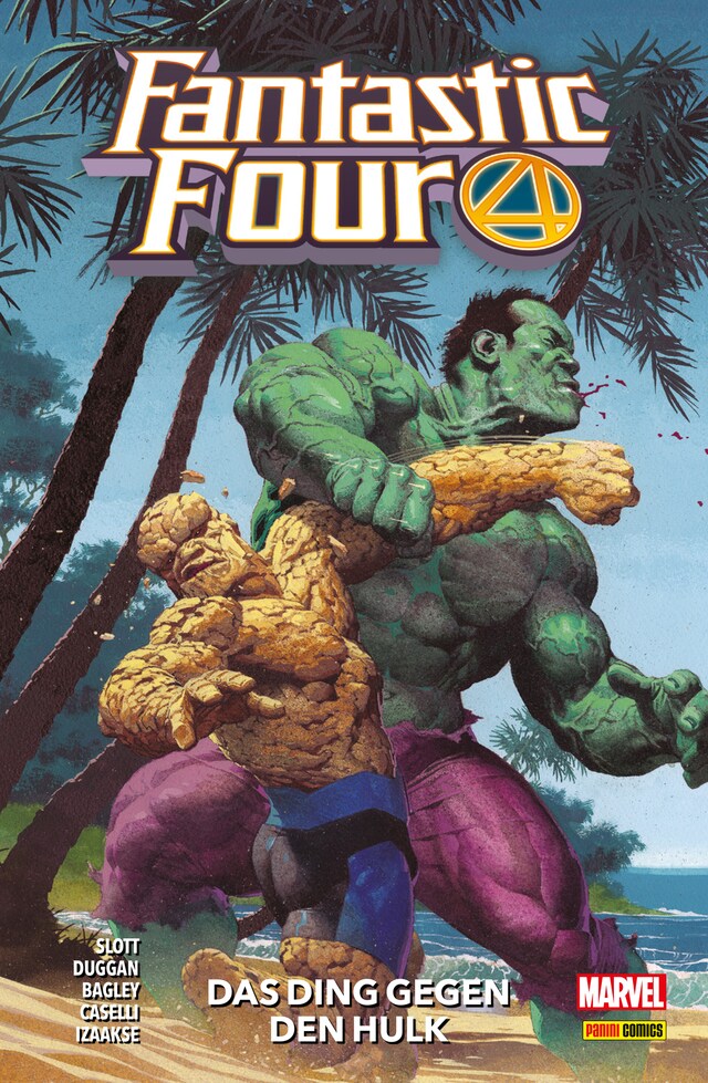 Boekomslag van Fantastic Four 4 - Das Ding gegen den Hulk