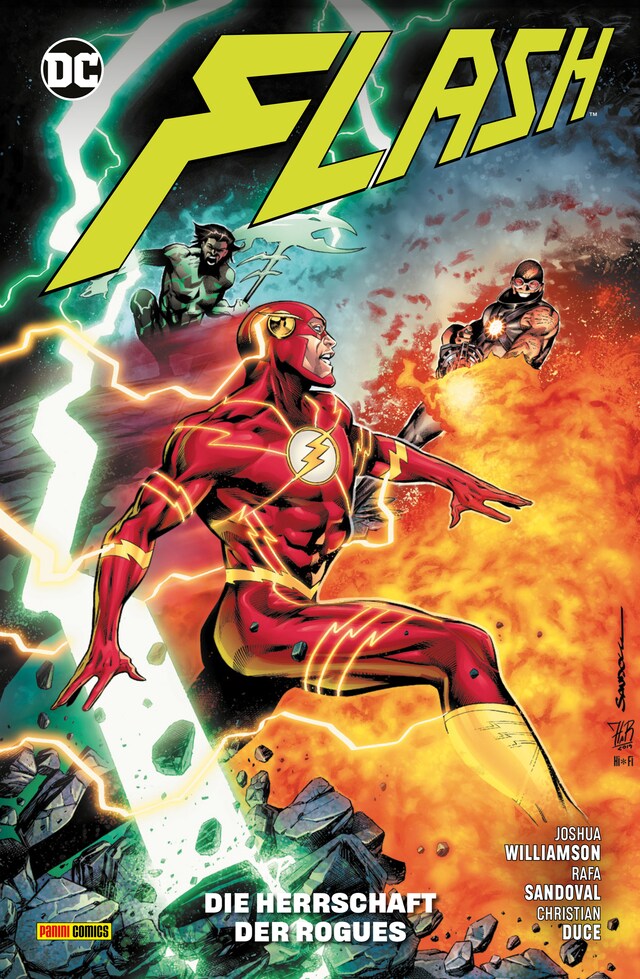 Portada de libro para Flash - Die Herrschaft der Rogues