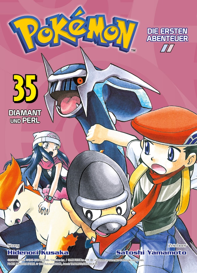 Buchcover für Pokémon - Die ersten Abenteuer, Band 35 - Diamant und Perl