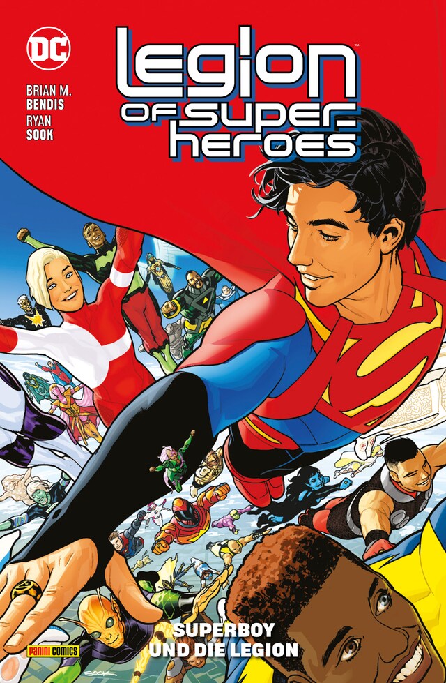 Kirjankansi teokselle Legion of Super-Heroes - Bd. 1 (2. Serie): Superboy und die Legion