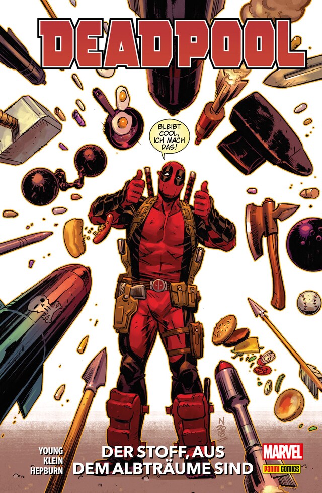 Copertina del libro per Deadpool Paperback 3 - Der Stoff, aus dem Albträume sind