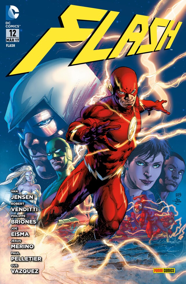 Book cover for Flash - Bd. 12: Treibjagd auf den roten Blitz