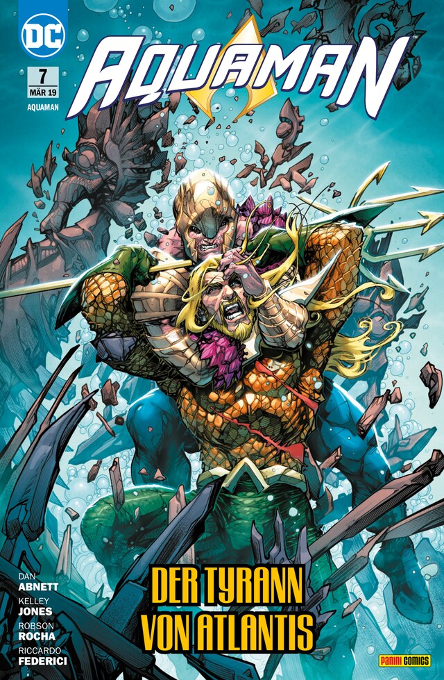 Boekomslag van Aquaman - Bd. 7 (2. Serie): Der Tyrann von Atlantis