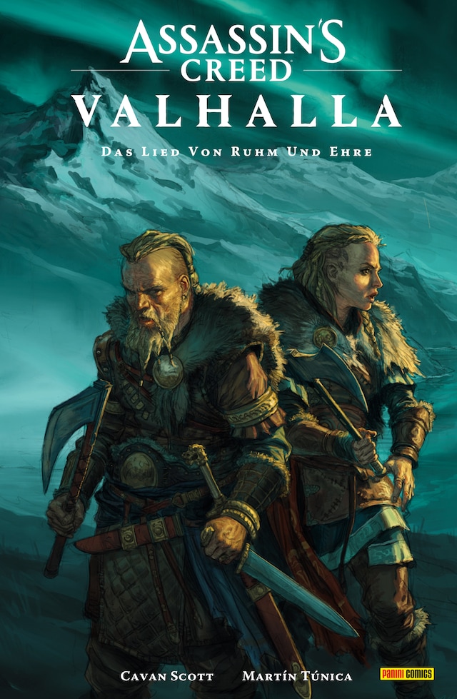 Book cover for Assassin's Creed: Valhalla - Das Lied von Ruhm und Ehre - Comic zum Videogame