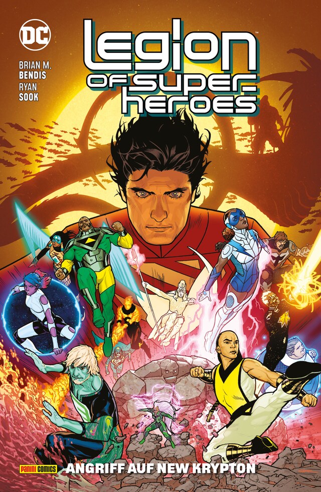 Book cover for Legion of SuperHeroes - Bd. 2 (2. Serie): Angriff auf New Krypton