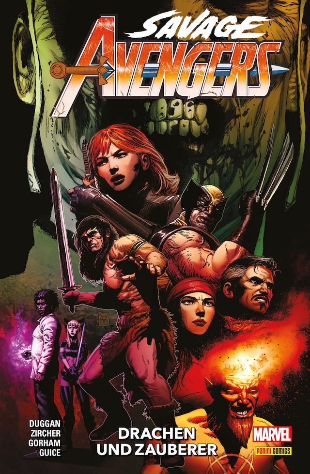 Book cover for SAVAGE AVENGERS Band 3 - Drachen und Zauberer