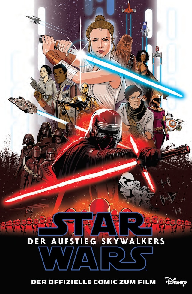 Book cover for Star Wars: Der Aufstieg Skywalkers - Der offizielle Comic zum Film