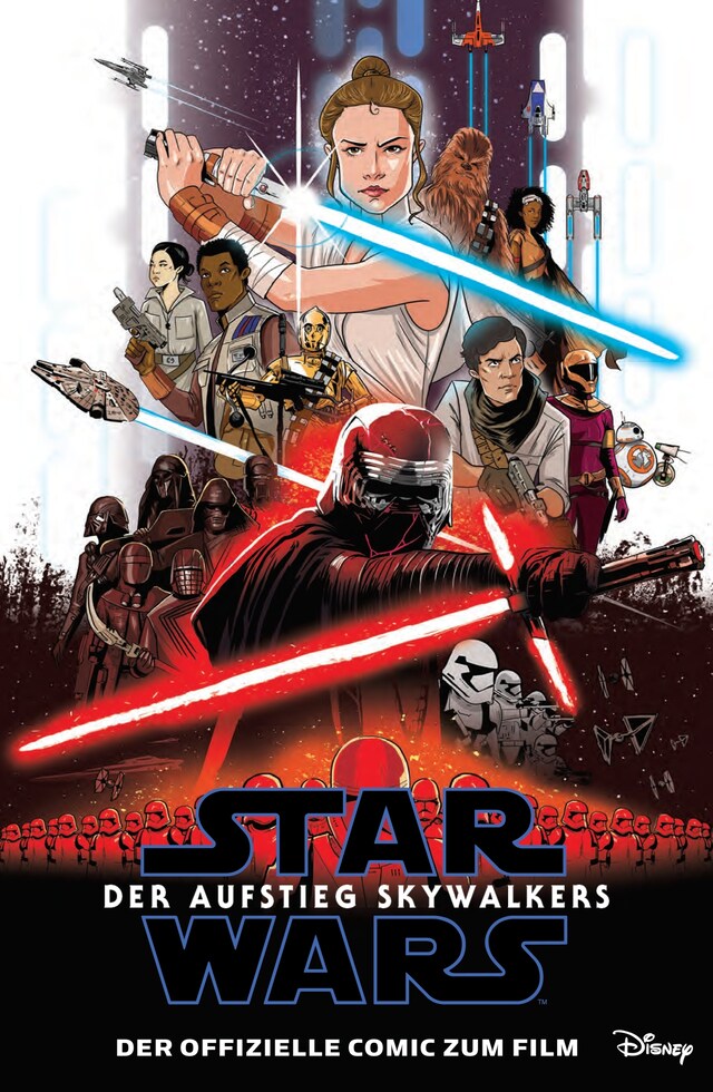 Couverture de livre pour Star Wars: Der Aufstieg Skywalkers - Der offizielle Comic zum Film