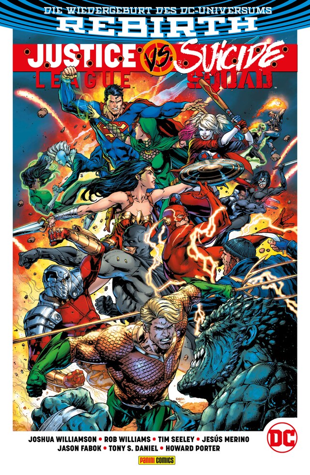 Book cover for Justice League vs. Suicide Squad