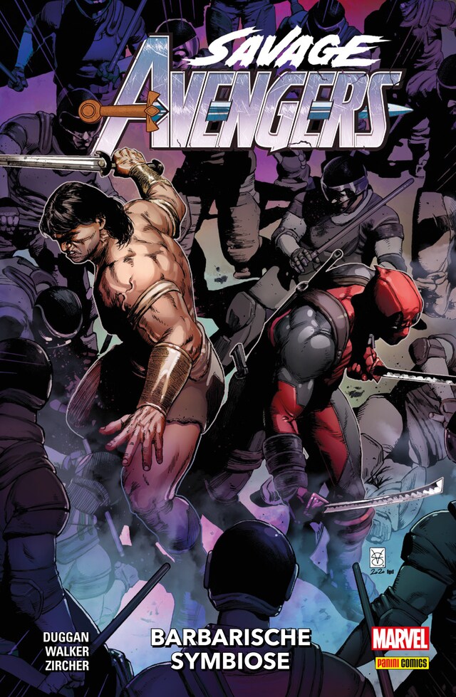 Copertina del libro per SAVAGE AVENGERS Nr. 4 - Barbarische Symbiose