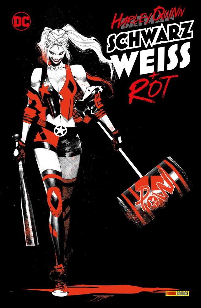 Copertina del libro per Harley Quinn: Schwarz, Weiß und Rot