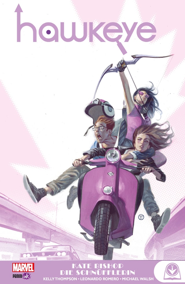 Portada de libro para HAWKEYE: KATE BISHOP - Die Schnüfflerin