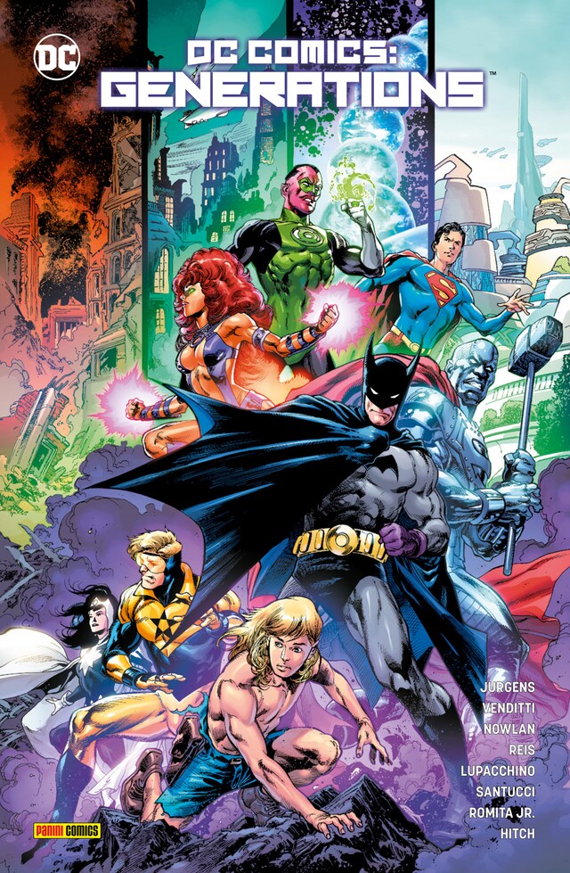 Portada de libro para DC Comics: Generations