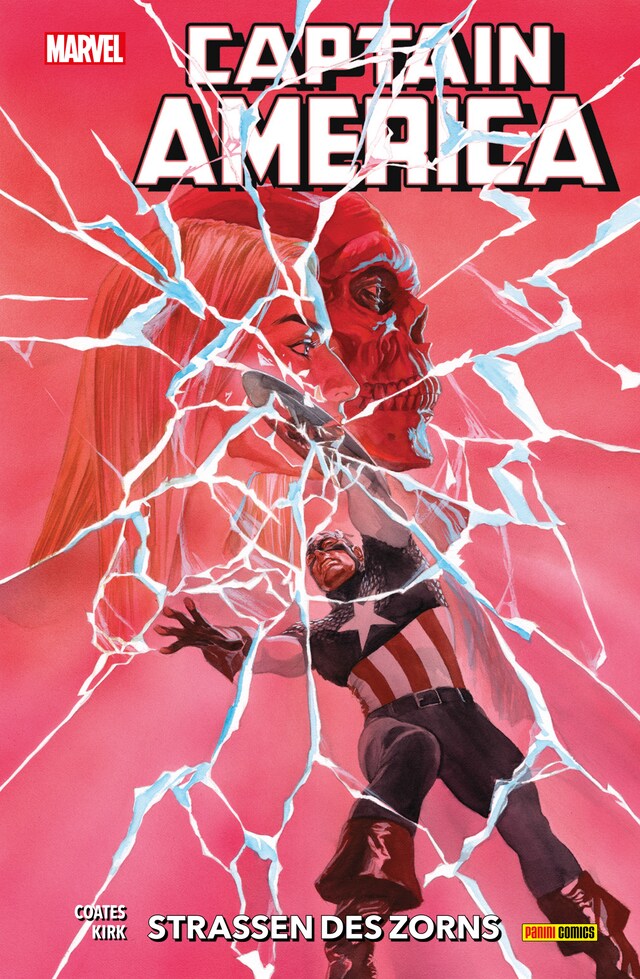 Boekomslag van Captain America 5 - Strassen des Zorns