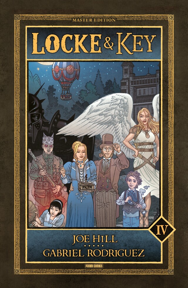 Okładka książki dla Locke & Key Master Edition (Band 4) - Das goldene Zeitalter