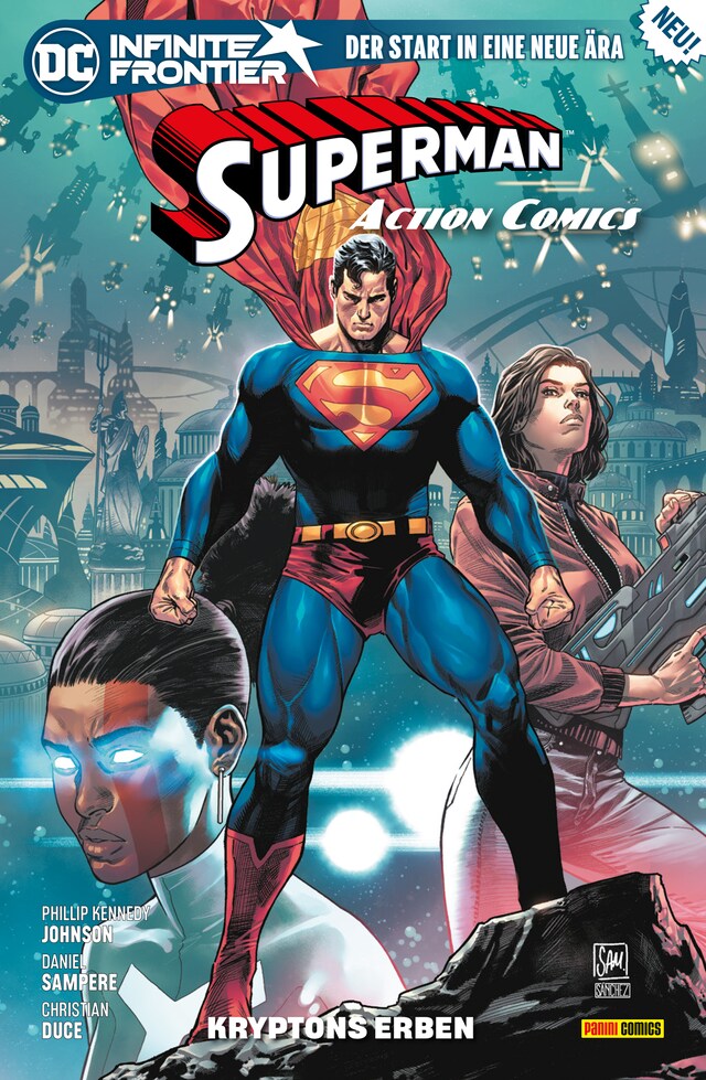 Book cover for Superman - Action Comics - Bd. 1 (2. Serie): Kryptons Erben