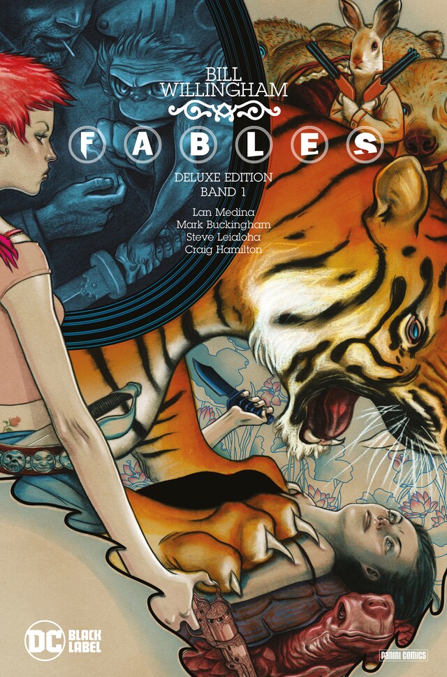 Book cover for Fables (Deluxe Edition)