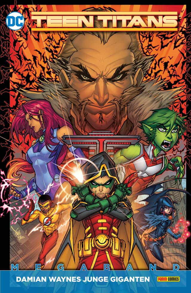 Kirjankansi teokselle Teen Titans Megaband: Bd. 1 (2. Serie): Damian Waynes Junge Giganten