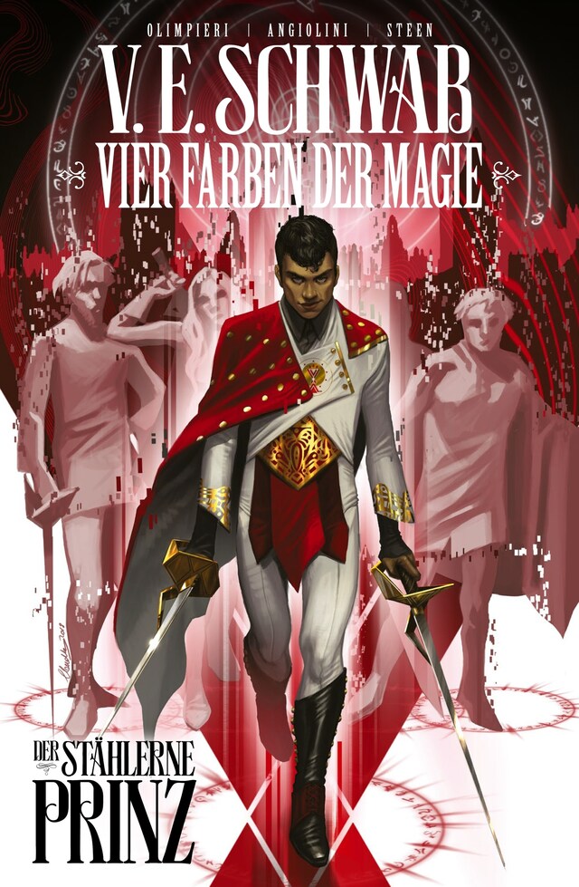 Book cover for Vier Farben der Magie (Weltenwanderer-Zyklus) Band 1 - Der stählerne Prinz