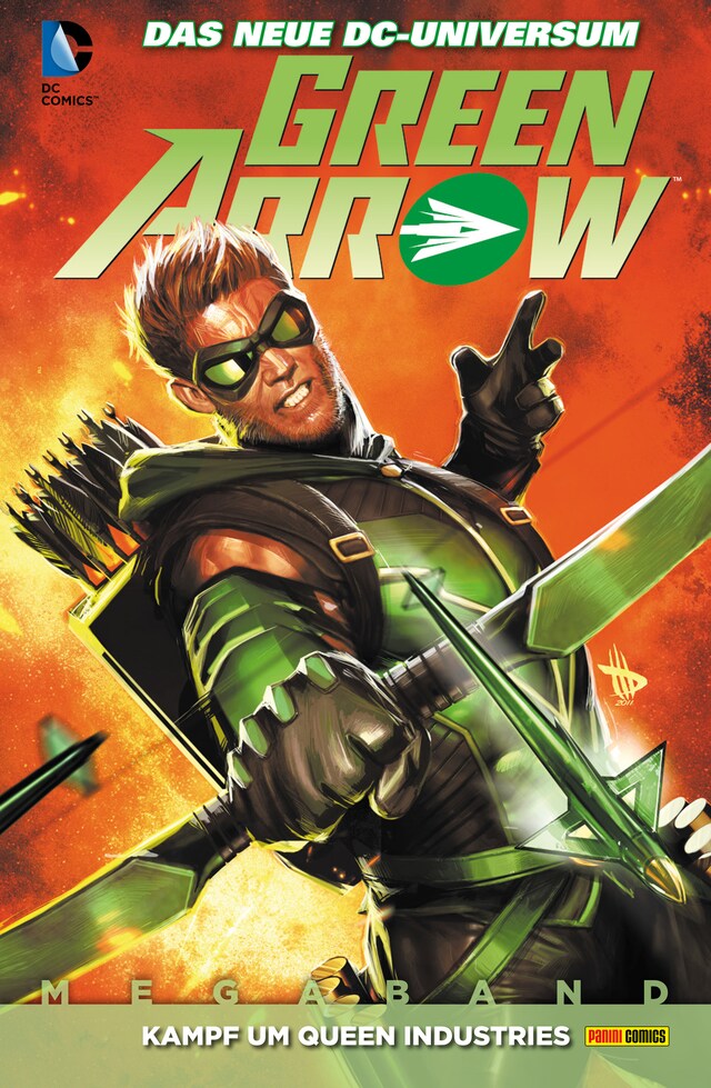 Book cover for Green Arrow Megaband - Bd. 1: Kampf um Queen Industries