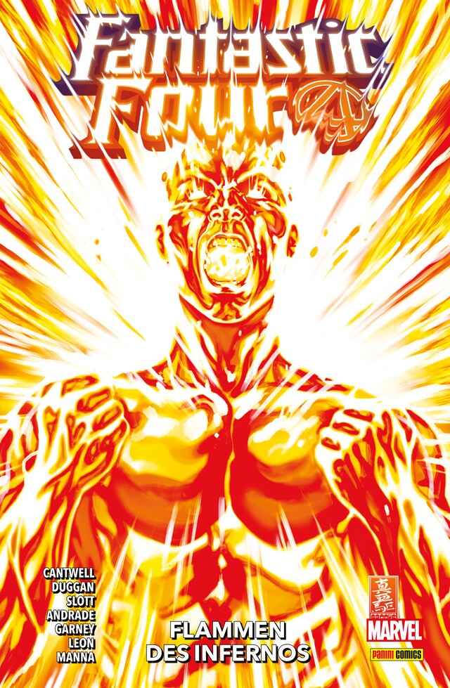 FANTASTIC FOUR 9 - Flammen des Inferno Buchcover für FANTASTIC FOUR 9 - Flammen des Inferno