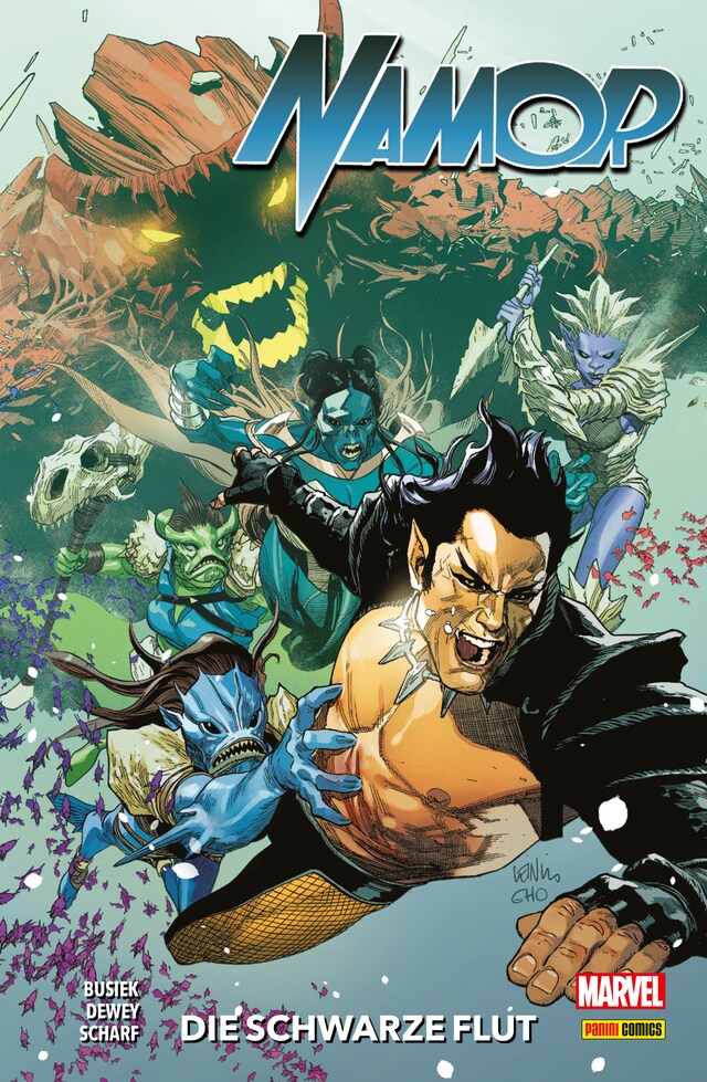 Couverture de livre pour NAMOR - DIE SCHWARZE FLUT