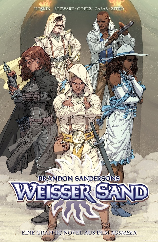 Boekomslag van Brandon Sandersons Weißer Sand (Band 2) - Eine Graphic Novel aus dem Kosmeer