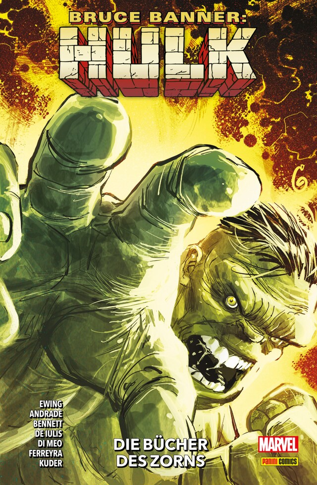 Book cover for BRUCE BANNER: HULK - DIE BÜCHER DES ZORNS