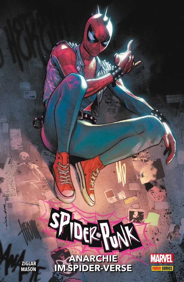 Boekomslag van SPIDER-PUNK, ANARCHIE IM SPIDER-VERSE