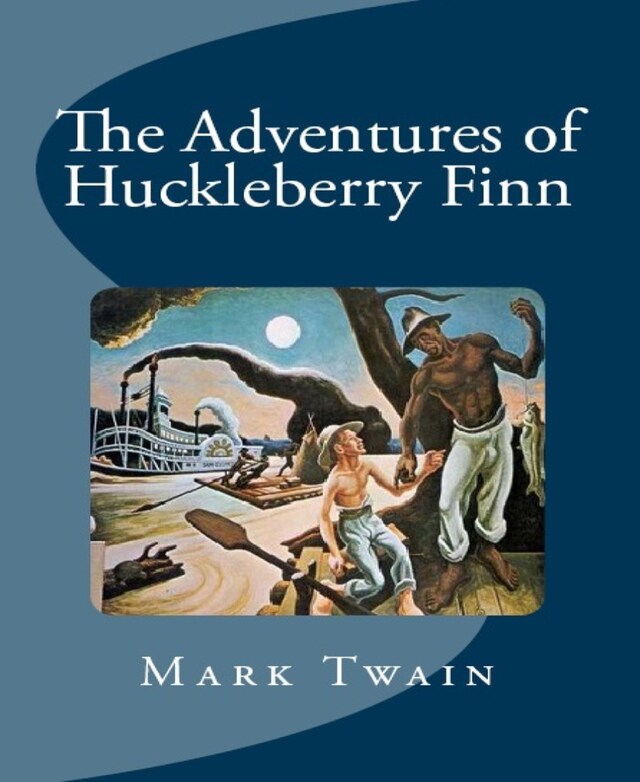 Book cover for Adventures of Huckleberry Finn