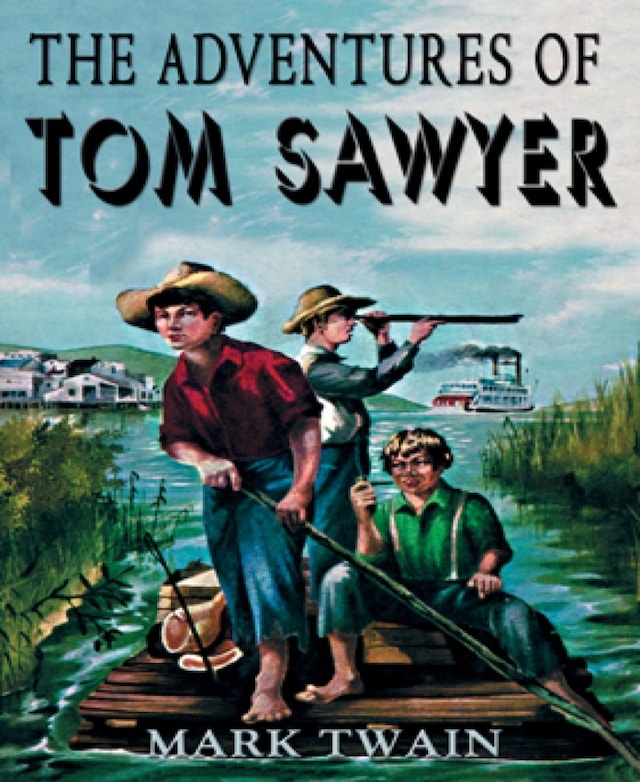 Book cover for The Adventures of Tom Sawyer