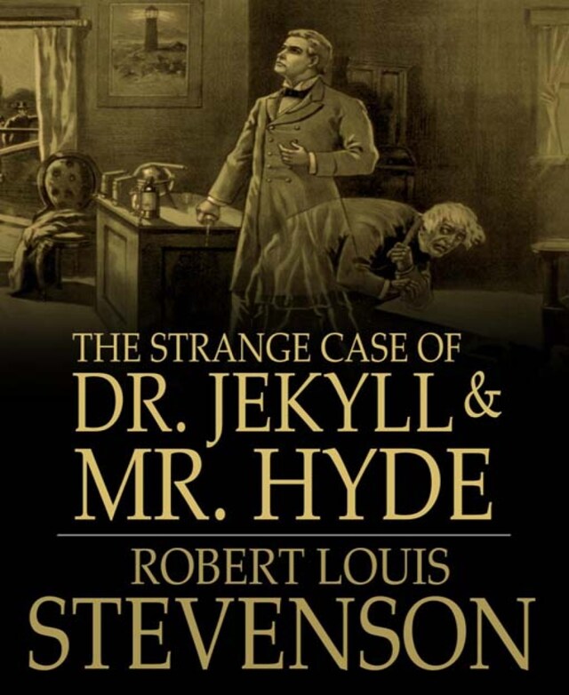 Kirjankansi teokselle The Strange Case of Dr. Jekyll and Mr. Hyde