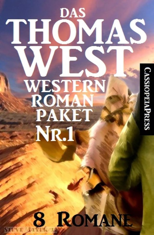 Boekomslag van Das Thomas West Western Roman-Paket Nr. 1 (8 Romane)