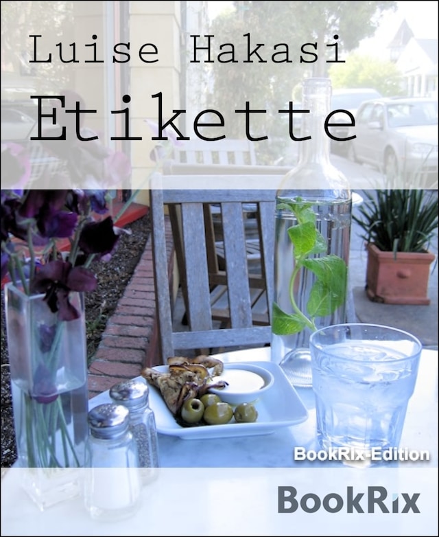 Kirjankansi teokselle Etikette