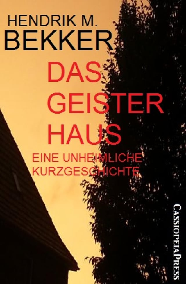 Kirjankansi teokselle Das Geisterhaus: Eine unheimliche Kurzgeschichte