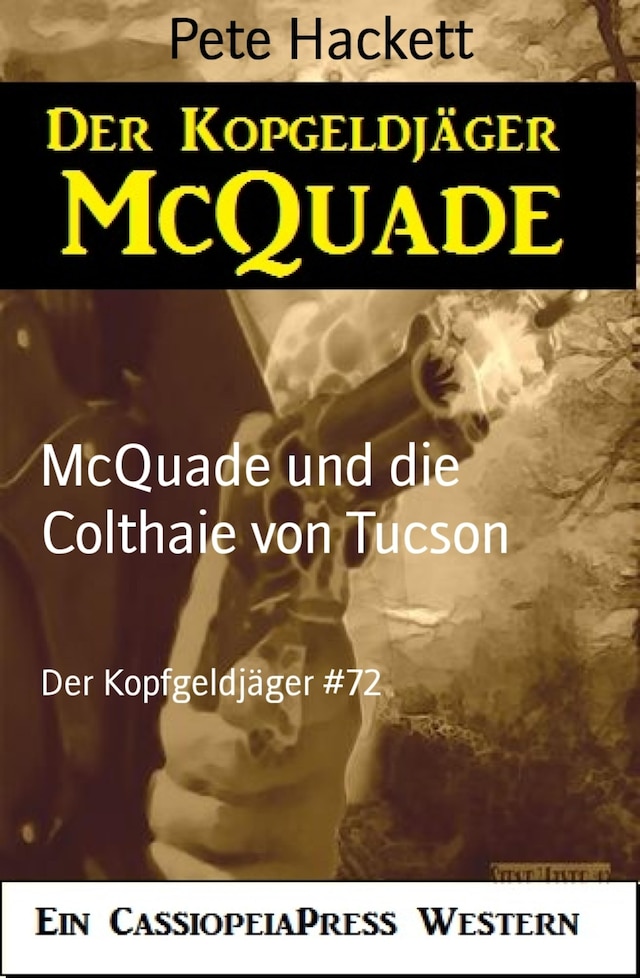 Book cover for McQuade und die Colthaie von Tucson