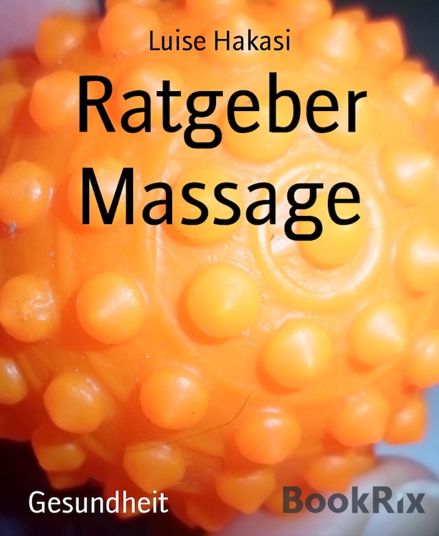 Buchcover für Ratgeber Massage