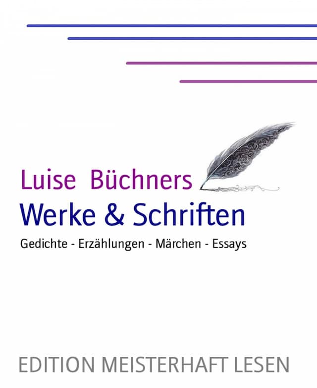 Book cover for Luise Büchner's Werke & Schriften