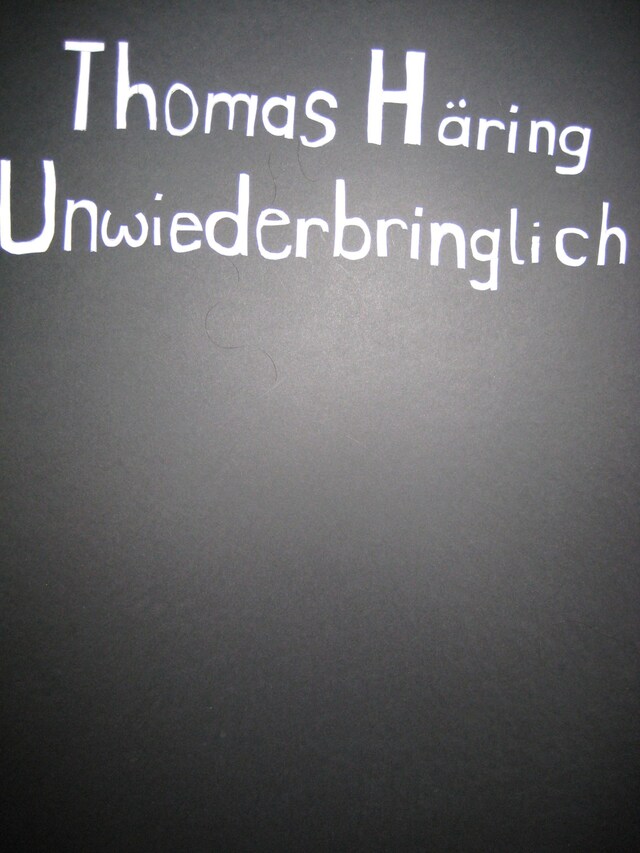 Book cover for Unwiederbringlich