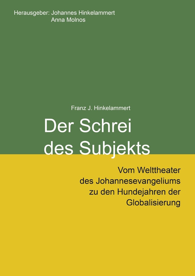 Buchcover für Der Schrei des Subjekts