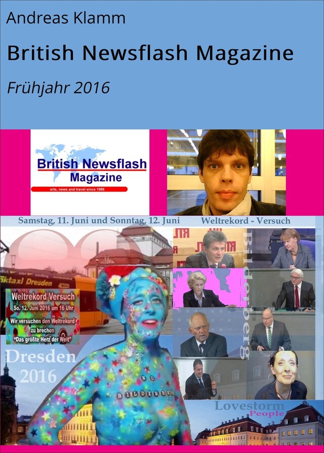 Kirjankansi teokselle British Newsflash Magazine