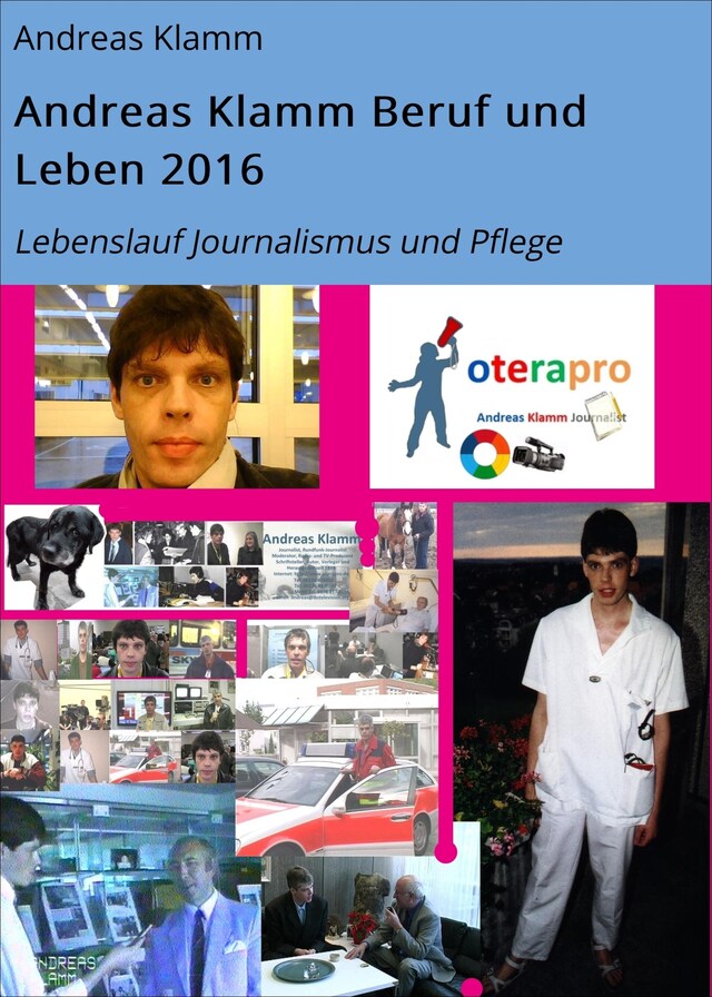 Kirjankansi teokselle Andreas Klamm Beruf und Leben 2016