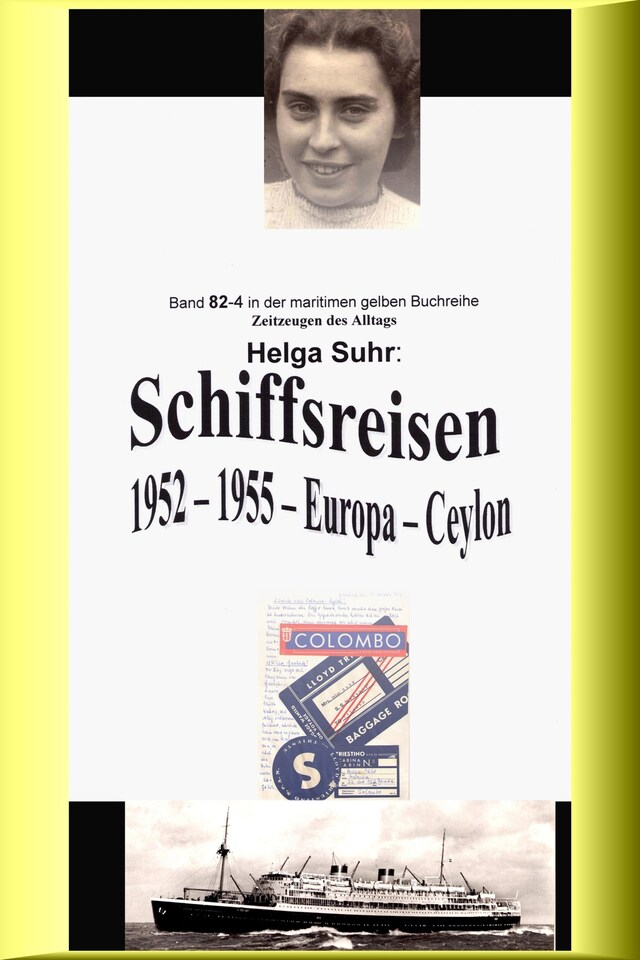 Portada de libro para Schiffsreisen - 1952 - 1955 - Europa - Ceylon