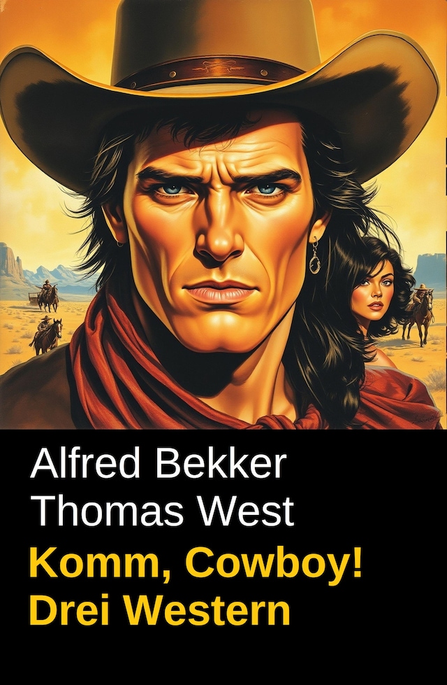 Buchcover für Komm, Cowboy! Drei Western