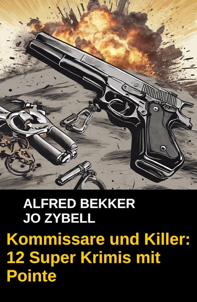 Book cover for Zwölf Super Krimis mit Pointe: Kommissare und Killer