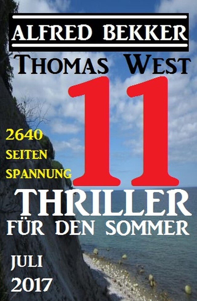 Buchcover für 11 Thriller für den Sommer Juli 2017