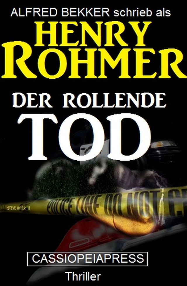 Buchcover für Henry Rohmer Thriller - Der rollende Tod