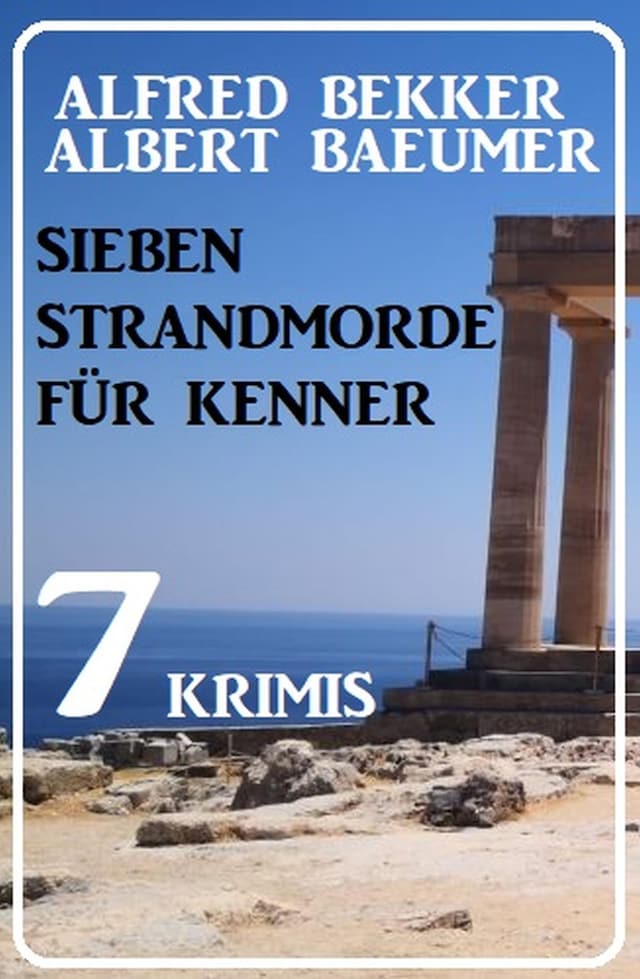 Couverture de livre pour Sieben Strandmorde für Kenner: 7 Krimis