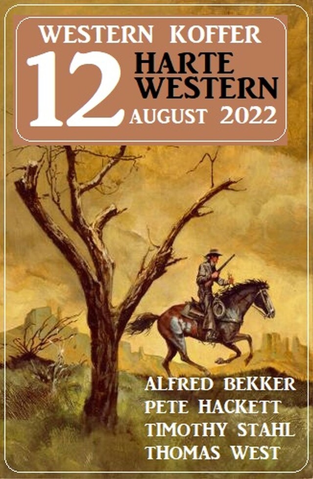 Buchcover für Western Koffer 12 Harte Western August 2022